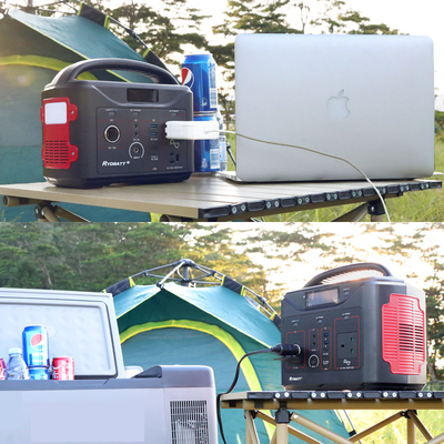 320Wh Solar Camping Power Station DC 12V AC 110V 220V Output 45W Fast Charge For Phone