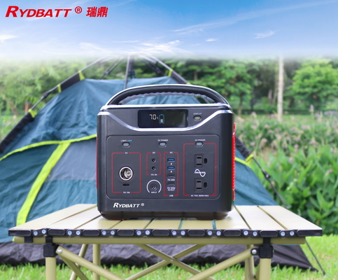600Wh Inverter Solar Generator Portable Power Station LiFePO4 Battery For Camping