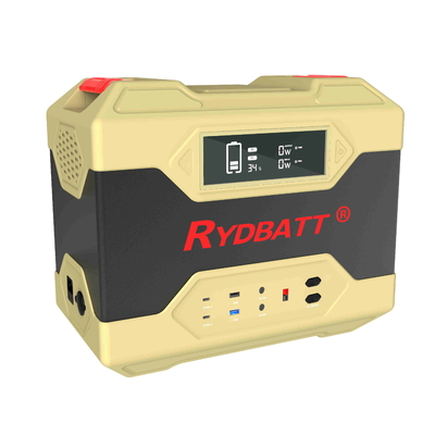 Ryder Portable Power Station 2400W(Peak 4000W), 2400Wh Backup Battery LiFePO4 Fast Charge 1.5 hours 100%, Solar Generato