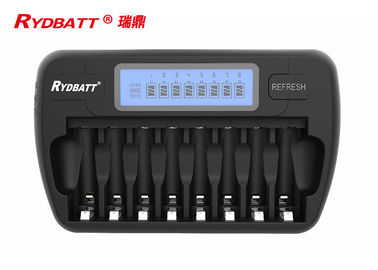 8 Slot AA AAA Nimh Smart Charger DC 12V 1A Suitable For 1 - 8pcs Cell