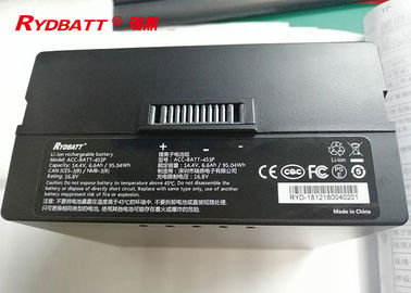 Industrial Li Polymer Battery Pack 4S3P 14.8V 6.6Ah 500 Times Cycle