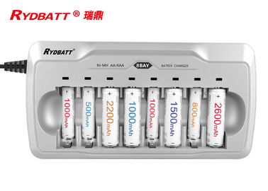8 Slot AA AAA Nimh Battery Charger AC Input Suitable For 1 - 8pcs Cell