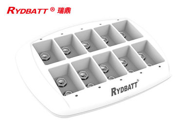 RYDBATT 10 Slot 6F22 Li Ion Battery Charger / Li Ion LED Smart 9v Lithium Ion Battery Charger