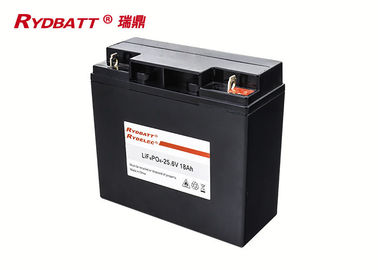 18650 26650 32700 LifePO4 Cells 25.6V 18 Ah Electric Motor Battery Pack