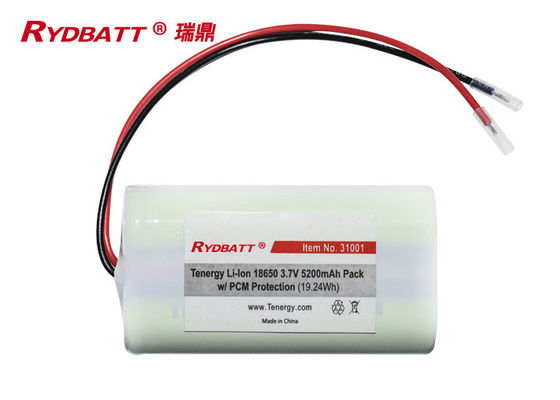 PCM 1S2P 3.7V 5.2Ah Li Ion 18650 Battery Pack