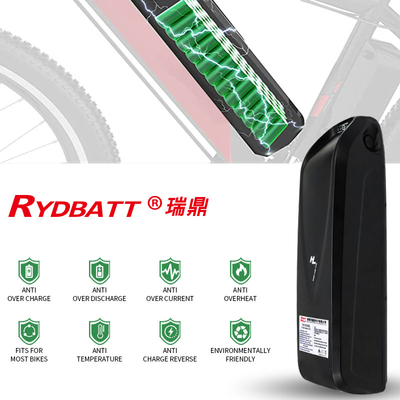 48V 10Ah Hailong Folding Electric Bike Battery 500 Times PC ABS Case