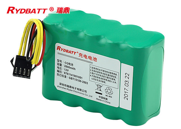 10S1P 12v 2000mah Nimh Battery Pack / 12 Volt Nimh Battery for ECOVACS Cleaner