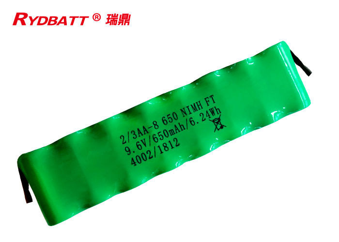 8S1P 650mAh 2 3AA 9.6 V Nimh Rechargeable Battery For Electric Tool