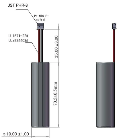 Ryder Li-18650 3.6V 3500mAh Battery Pack With PCM, NTC & PTC Dual Safety – High-Capacity Power Buddy For Portable Gadgets